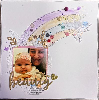 Beauty
White space challenge
Keywords: Baby rainbow