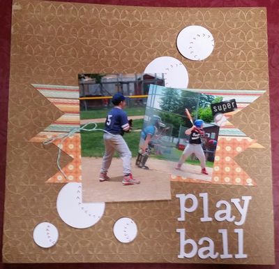 Play ball.  Sketch Challenge 5-3-17.
My grandson Noah
Keywords: Noah, twine, pop dots, layers
