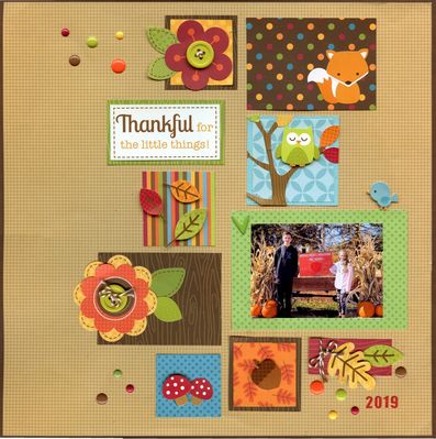 Thankful For the Little Things
Doodlebug page kit
