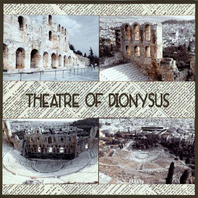 Theatre of Dionysus Athens, Greece
