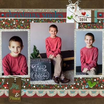 Christmas Smiles
Tyler HATES having pictures taken so it's a good thing when we get smiles!
