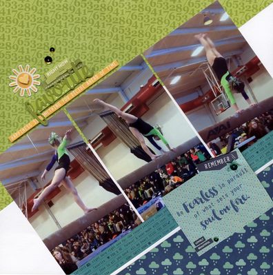 Fearless
Page was designed by Jill from Jillibean.  I took a color blocking class with her last fall and finally added pictures.
