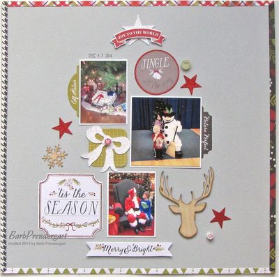 December 29 challenge -- the layout I made in December 2014
