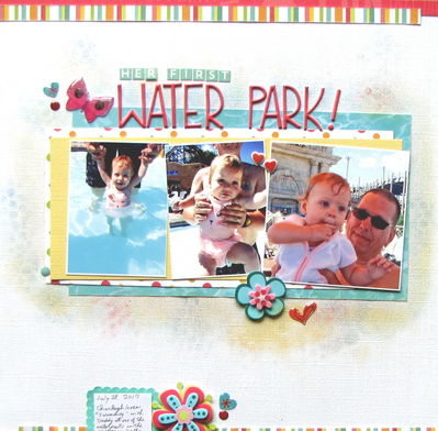 8/5 challenge: ESPN
This is Charleigh's first water park experience. Sketches in Thyme sketch; Photoplay Summer Daydreams collection.
