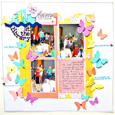 August 18 challenge -- punches and fussy cutting
