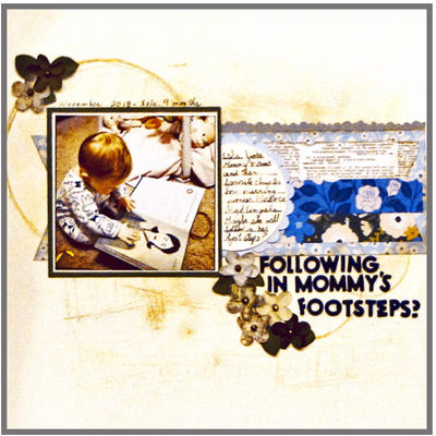 Wed., DEC 12 challenge: Mommy's footprints
