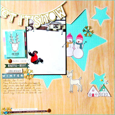 JAN 19 CHALLENGE -- LET IT SNOW
