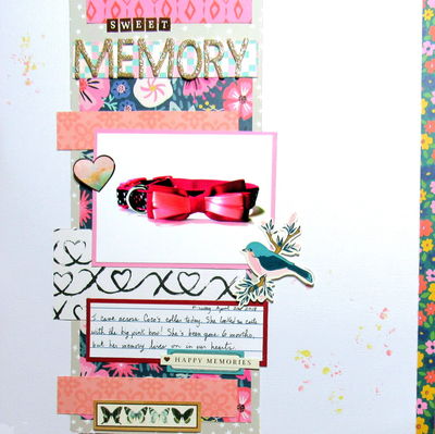 April 14 challenge -- SWEET MEMORY
