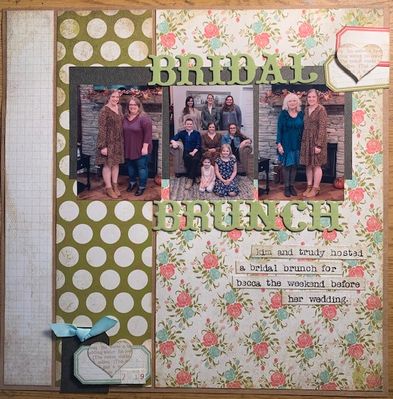 Mad About Sketches Challenge #2:Bridal Brunch
