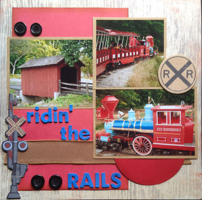 Riding' the Rails
Here is my page for the Going My Way Movie Night challenge
