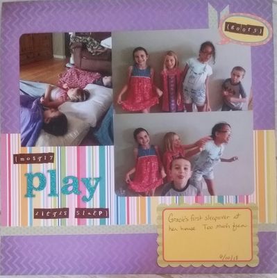 mostly play little sleep
For the stripe challenge 
