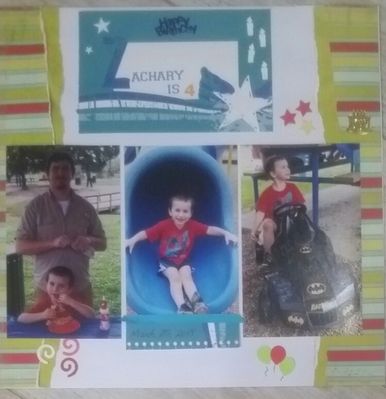 Zachary is 4 page 2
1/14 embellishment challnege
