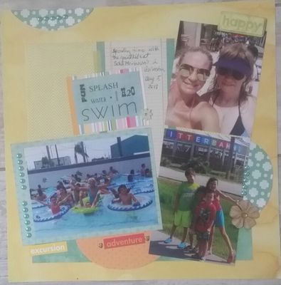swim h2o fun 
For the 1/15 embellishment challenge
