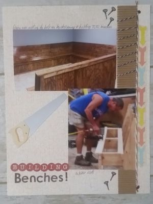 Building benches 
stickers chall
