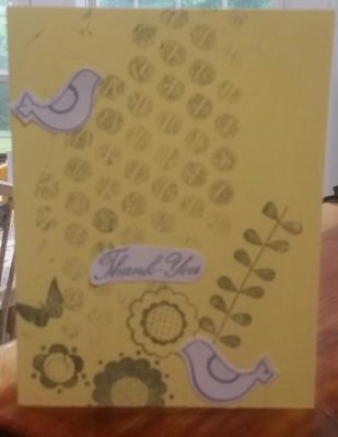 Thank you card
