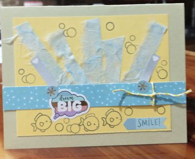 Keywords: Dream big card
