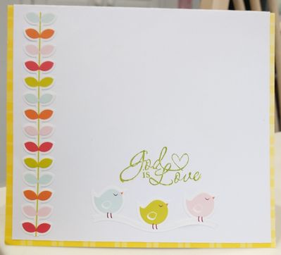 Keywords: God is love card