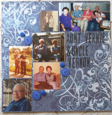 Keywords: Aunt Bernie and Uncle Vernon