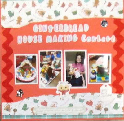 Keywords: Gingerbread house making contest