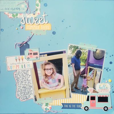 Leslie's layout I used for participation challenge
