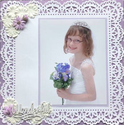 Wonderful
White with one using lavender.
