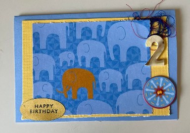 Happy Birthday
May card challenge
