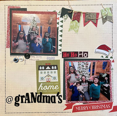 Ho Ho Ho
March 24 Challenge
Keywords: Banner;Christmas;buttons