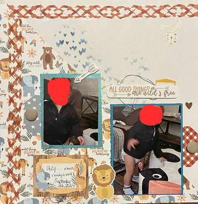 All good things
4/23/25:  Rack "Em Up
Keywords: border punch;stencil;giant triangle;tags;animals;stickers;thread