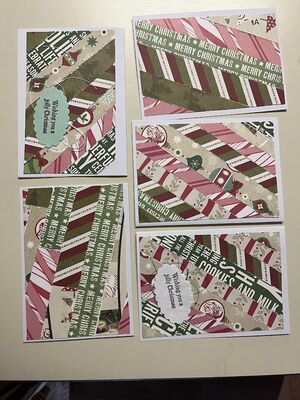 Christmas cards
July 2025 stash challenge
