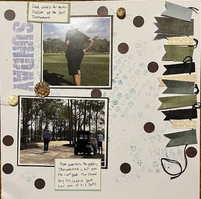 Sunday
11/7 challenge
Keywords: day of the week: banner;twine;circle punch;buttons;ink