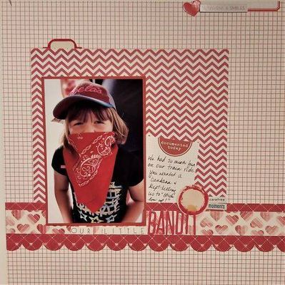 our little bandit
monochromatic layout 
Keywords: clue challenge