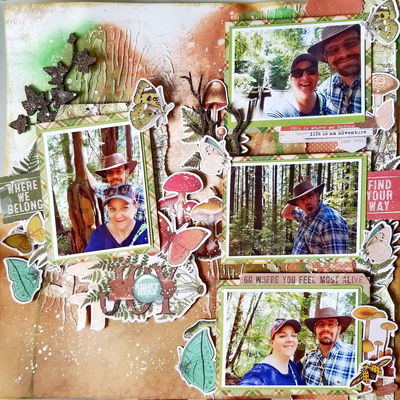 Forest Walk
Using Simple Stories' Simple Vintage Great Escape Collection. Process video is here: https://youtu.be/ObGRLWDoD6Y
