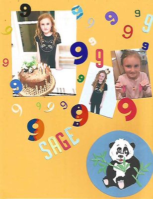 Sage is  9
