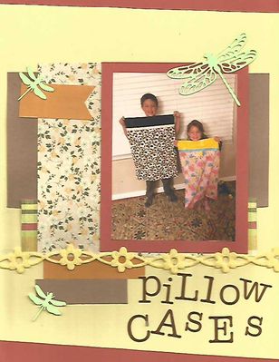 pillow cases
Greats with pillow cases made by their great aunt.
