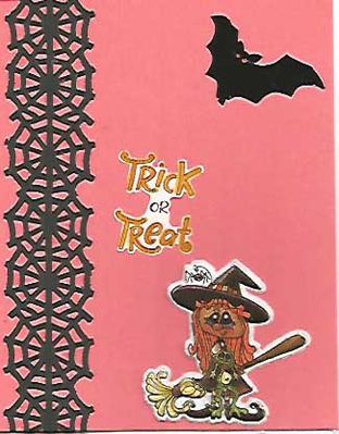 trick or treat
simple Halloween card
Keywords: October card