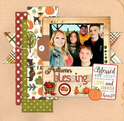 Autumn Blessings - September 3rd Challenge
Photo of DD Michelle and her family on Thanksgiving, November 2021. 
Keywords: Echo Park