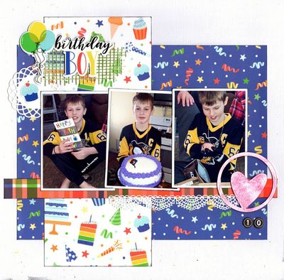 Birthday Boy - March Birthday Bash Sketch
Photos of sweet grandson Evan on his 10th birthday, January 2024.

Keywords: Echo Park
