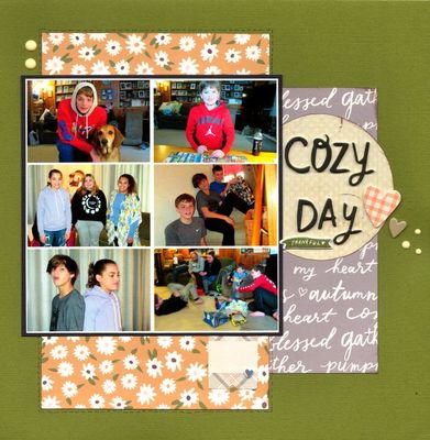 Cozy Day - February 17th Challenge 
Photos of some of the family this weekend, February 2021. 
Keywords: Simple Stories