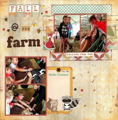 Farm Critters - January 14 Challenge
Older photos of sweet grandkids Lucy, Kellan, and Marcus at the Bob Evan's Petting Zoo.

Keywords: Carta Bella