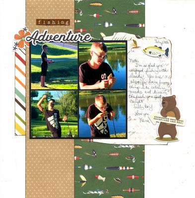 Fishing Adventure - March 2nd Challenge
Photos of sweet grandson Nate fishing, July 2019. 
Keywords: Carta Bella