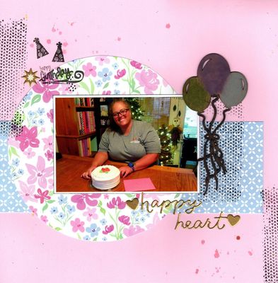 Happy Heart - August 30th Challenge
Photo of sweet DD Marla on her birthday, July 2023.  
Keywords: Pinkfresh Studio