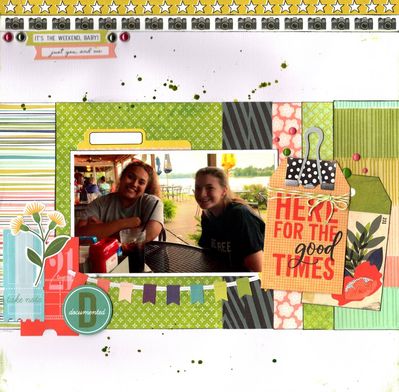 Here for the Good Times - February 4th Challenge
Photo of sweet granddaughter Makaylee and her bestie, July 2022.

Keywords: American Crafts