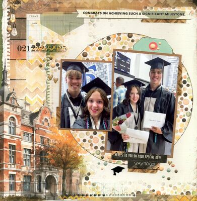 Here's To You On Your Special Day! - November 12 Challenge
Photos of sweet grandson Nate and his girlfriend on their High School Graduation Day, May 2025.

Keywords: 49 & Market