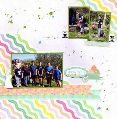 Hopping Down the Bunny Trail - April 26th Challenge
Group photo of some of my grandkids at our Easter Egg Hunt. My older grandsons are good sports and play along with the younger kids. The 2 older grandaughters were working, but came later. This will go in Evan's album. (March 2024)

Keywords: Echo Park