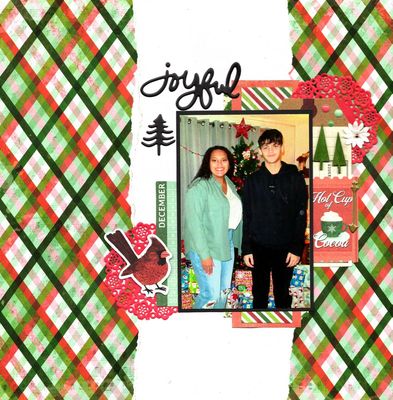 Joyful - January 14th Challenge
Photo of sweeet grandkids Kaylee and Brady Christmas, December 2021.

Keywords: American Crafts