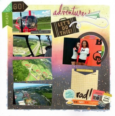 Let's Go On Adventures - March 24th Challenge
Granddaughter Makaylee went to Myrtle Beach with her Bestie and they took a helicopter ride. I didn't have a photo of them on the helicopter so used another I found. (June 2019)

Keywords: Vicki Boutin