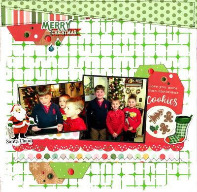 Merry Christmas - April 9th Challenge
Photos of my youngest sweet grandsons Kellan, Evan, and Travis reading their clues to find their stockings, December 2020.
Keywords: Fancy Pants