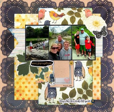 Never Stop Exploring - February 19th Challenge
Photos of DD and her family exploring, March 2020. 

Keywords: American Crafts, Basic Greu