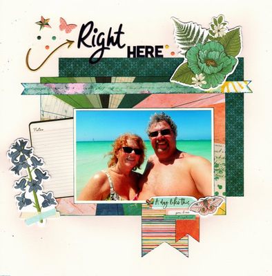 Right Here - February 14th Challenge
Photo of DH and I at the beach at our resort at Punta Cana, Dominican Republic. (May 2021)
Keywords: american crafts