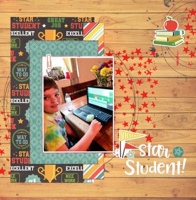 Star Student! - April 19th Challenge
Photo of sweet grandson Kellan at his computer. I'm loving that he is so smart and enjoys getting to work ahead in math. (April 2021)

Keywords: Echo Park